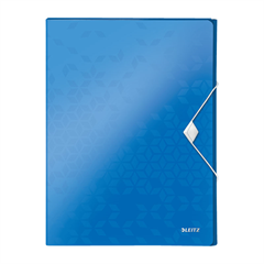 Mapa s klapo in elastiko A4 PP Leitz, 30 mm, modra