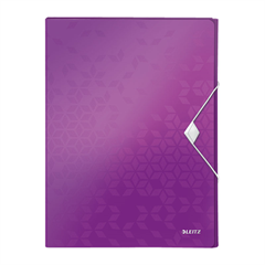 Mapa s klapo in elastiko A4 PP Leitz,30 mm, vijolična