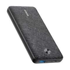 Prenosna baterija (powerbank) Anker PowerCore Slim, 10.000 mAh, črno siva