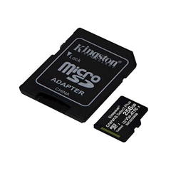Spominska kartica Kingston Canvas Select Plus Micro SDXC Class 10 UHS-I, 256 GB + adapter