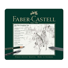 Set grafitnih svinčnikov Faber-Castell Monochrome M
