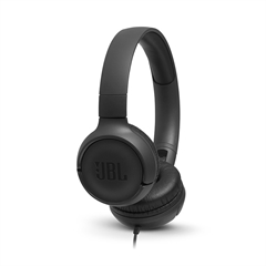 Naglavne slušalke JBL T500, žične, črne
