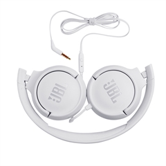 Naglavne slušalke JBL T500, žične, bele