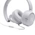 Naglavne slušalke JBL T500, žične, bele