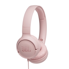 Naglavne slušalke JBL T500 žične, roza