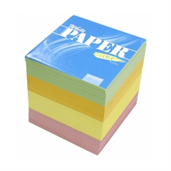 Papirna kocka White Paper, barvna, 800 listov