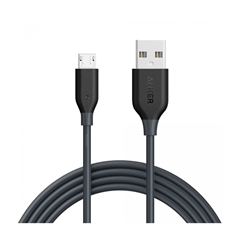 Polnilni kabel Anker PowerLine, USB-A na micro-USB, 1.8 m, črn