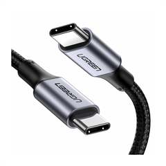 Polnilni kabel Ugreen, USB-C na USB-C, 2 m, črno siv