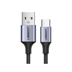 Polnilni kabel Ugreen, USB-A na USB-C, 2 m, črno siv