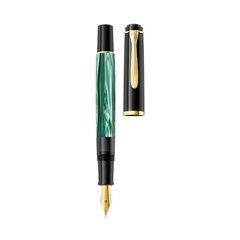 Nalivno pero Pelikan M200 F, v darilni škatli, marmorirano zeleno