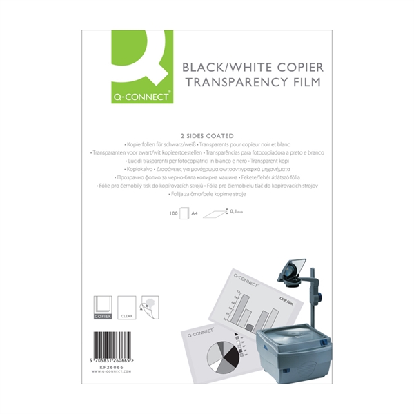 Transferna folija Q-connect A4, 100, mic, 100 kosov