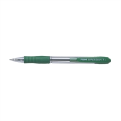 Kemični svinčnik Pilot Super Grip Fine BPGP-10R-F, zelena