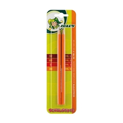 Grafitni svinčnik Jolly, 3H, oranžen, 2 kosa
