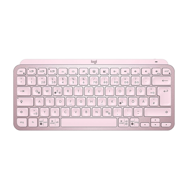 Tipkovnica Logitech MX Keys Mini, brezžična, roza