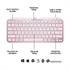 Tipkovnica Logitech MX Keys Mini, brezžična, roza