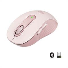 Miška Logitech Signature M650, brezžična, roza