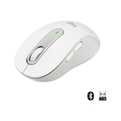 Miška Logitech Signature M650, brezžična, bela
