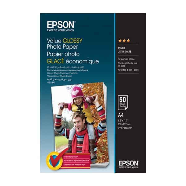 Foto papir Epson C13S400036, A4, 50 listov, 183 gramov