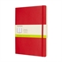 Beležnica Moleskine XL mehke platnice, rdeča – brezčrtna