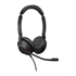 Naglavne slušalke z mikrofonom Jabra Evolve2 30 UC, USB-C, črne