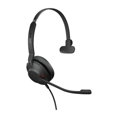 Naglavne slušalke z mikrofonom Jabra Evolve2 30 UC Mono, žične