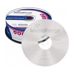 CD-R medij Mediarange 700 MB/80min 52x, na osi, 25 kosov