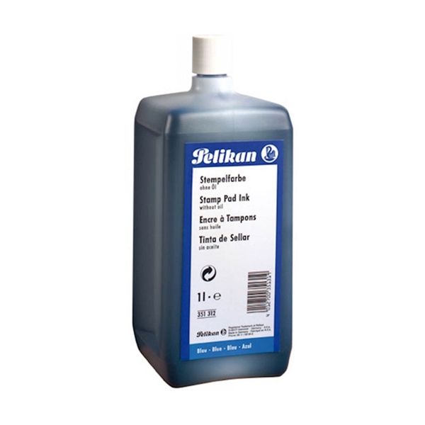Črnilo za žige Pelikan, 1000 ml, modro