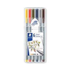 Flomastri Staedtler Fineliner Triplus Boho, 0,3 mm, 6 kosov