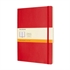 Beležnica Moleskine XL mehke platnice, rdeča – črte