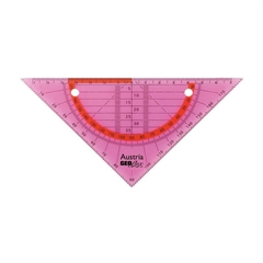 Trikotnik Aristo, 16 cm, neon roza