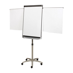 Samostoječa tabla Bi-Office Maya Mobile, 102 x 70 cm, z izvlečnimi rokami, črna