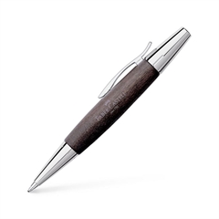 Kemični svinčnik Faber-Castell E-Motion Wood, črn