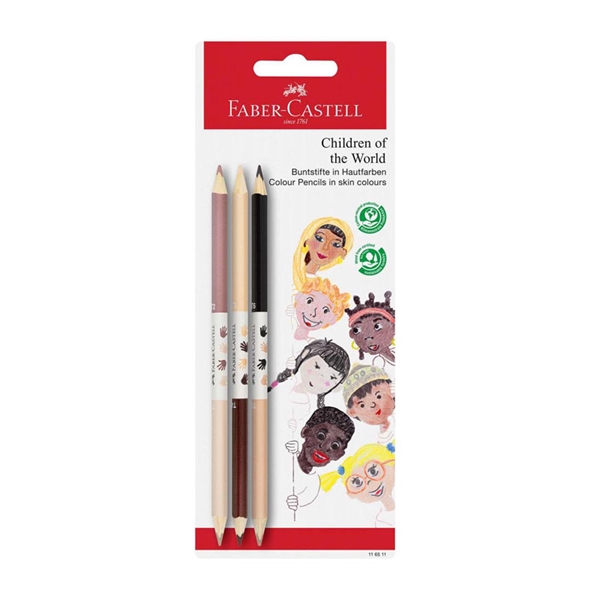 Barvice Faber-Castell Otroci sveta, 3 kosi