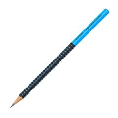 Grafitni svinčnik Faber-Castell Grip, HB, črno moder