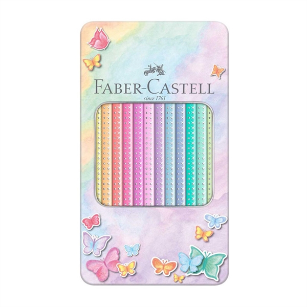 Barvice Faber-Castell Sparkle Pastel, 12 kosov