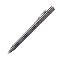 Kemični svinčnik Faber-Castell Grip Glam M, srebrn