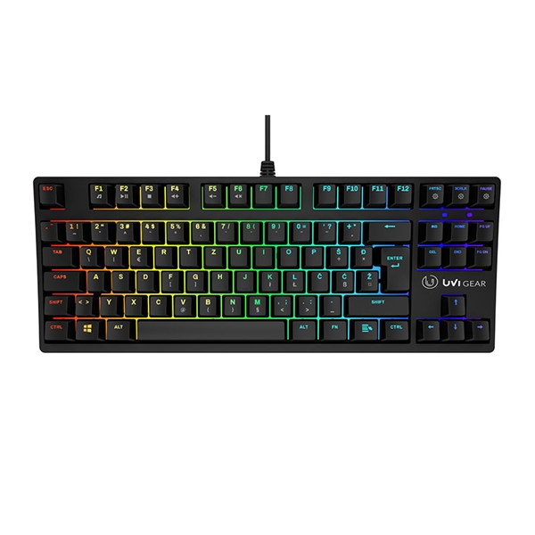 Gaming tipkovnica UVI Gear Pride MINI, črna