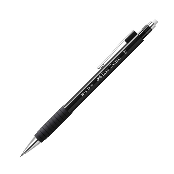 Tehnični svinčnik Faber-Castell Grip 1345, 0.5 mm, črn