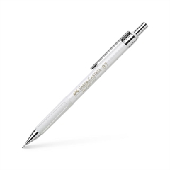 Tehnični svinčnik Faber-Castell TK Fine, 0.7 mm, bel