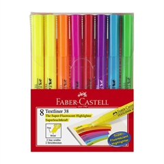 Marker Faber-Castell Slim 38, 8 kosov