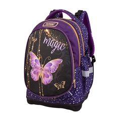 Ergonomski šolski nahrbtnik Target Superlight 2 Face Petit Mystical Butterfly