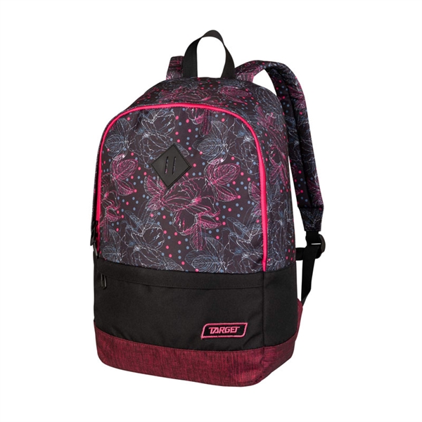 Šolski nahrbtnik Target Splash Leaves Blush
