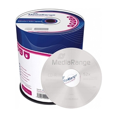CD-R medij MediaRange 700 MB/80min 52x, na osi, 100 kosov