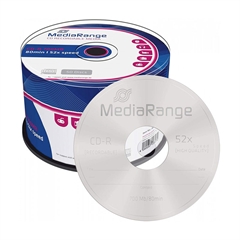 CD-R medij MediaRange 700 MB/80min 52x, na osi, 50 kosov