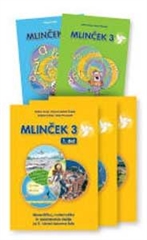  MLINČEK 1, komplet treh delovnih učbenikov za slovenščino, matematiko in spoznavanje okolja ter vadnicama za 1. razred osnovne šole
