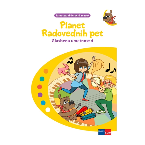 PLANET RADOVEDNIH PET 4, SAM. DEL. ZVEZEK  ZA GLASBENO UMETNOST