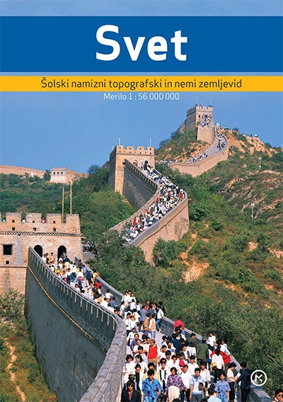 SVET ŠOLSKI NAMIZNI TOPOGRAFSKI ZEMLJEVID