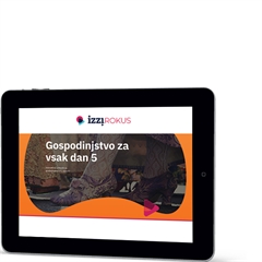  IZZI ROKUS, GOSPODINJSTVO ZA VSAK DAN 5, interaktivno gradivo za gospodinjstvo v 5. razredu osnovne šole