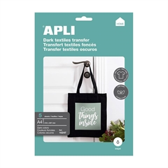 Transferni papir za majice Apli 10247, 5 listov