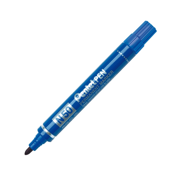 Marker Pentel Permanent N50, 4,3 mm, modra